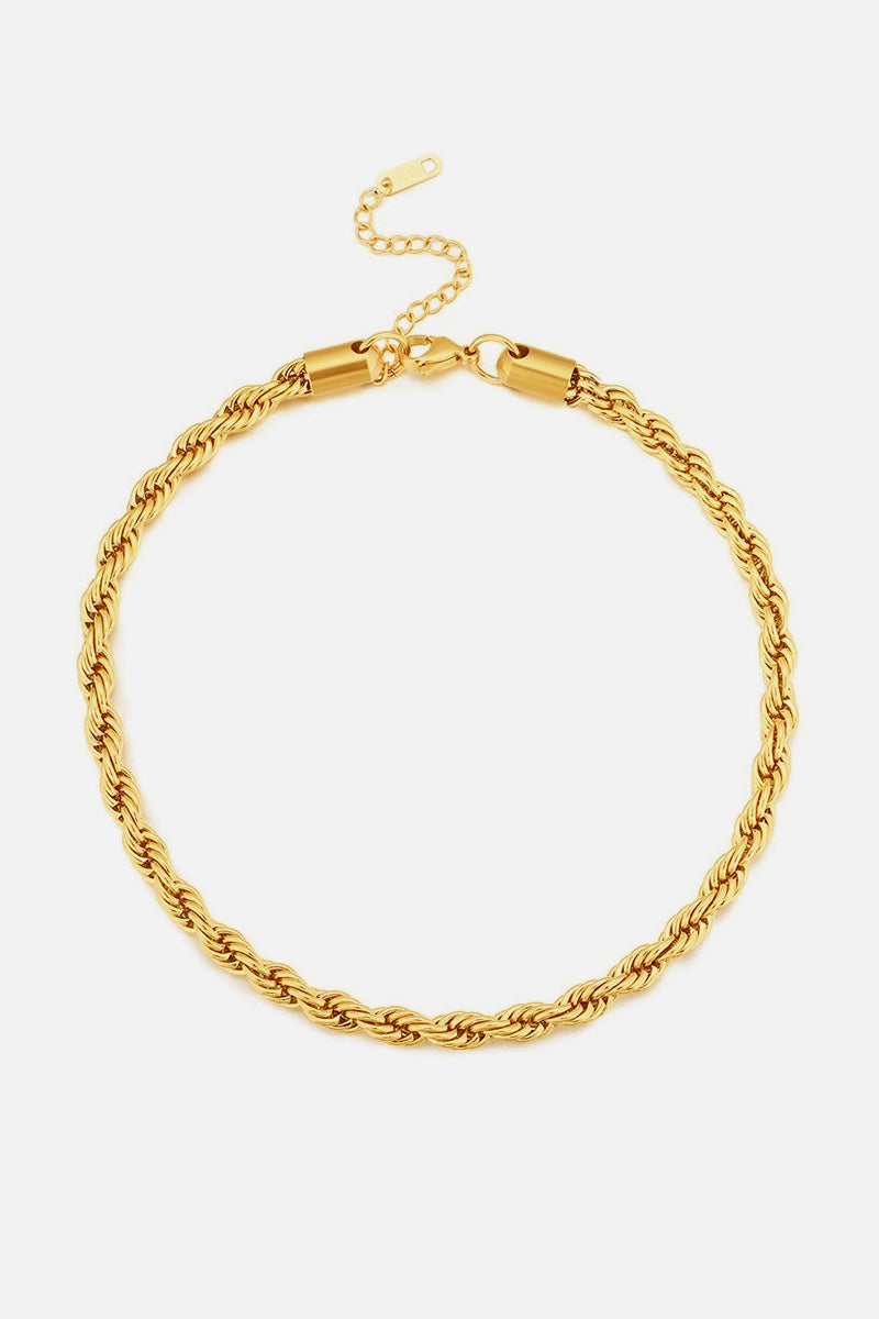 Twisted Chain Choker Necklace.