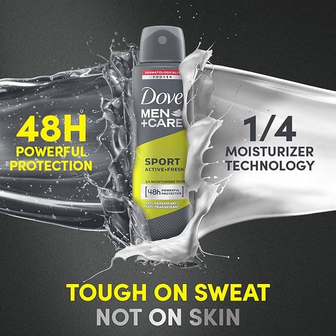 Déodorant anti-transpirant Dove Sport Active Fresh pour hommes - harry'zBOUTIQUE