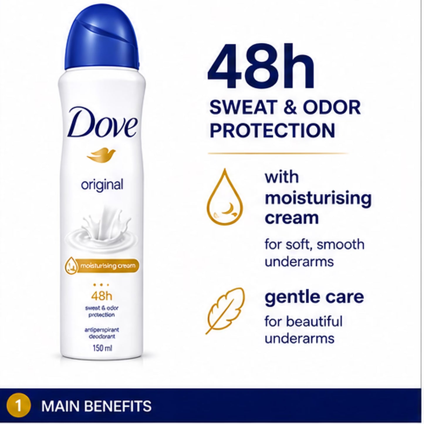DOVE  déodorant spray advanced care gofresh