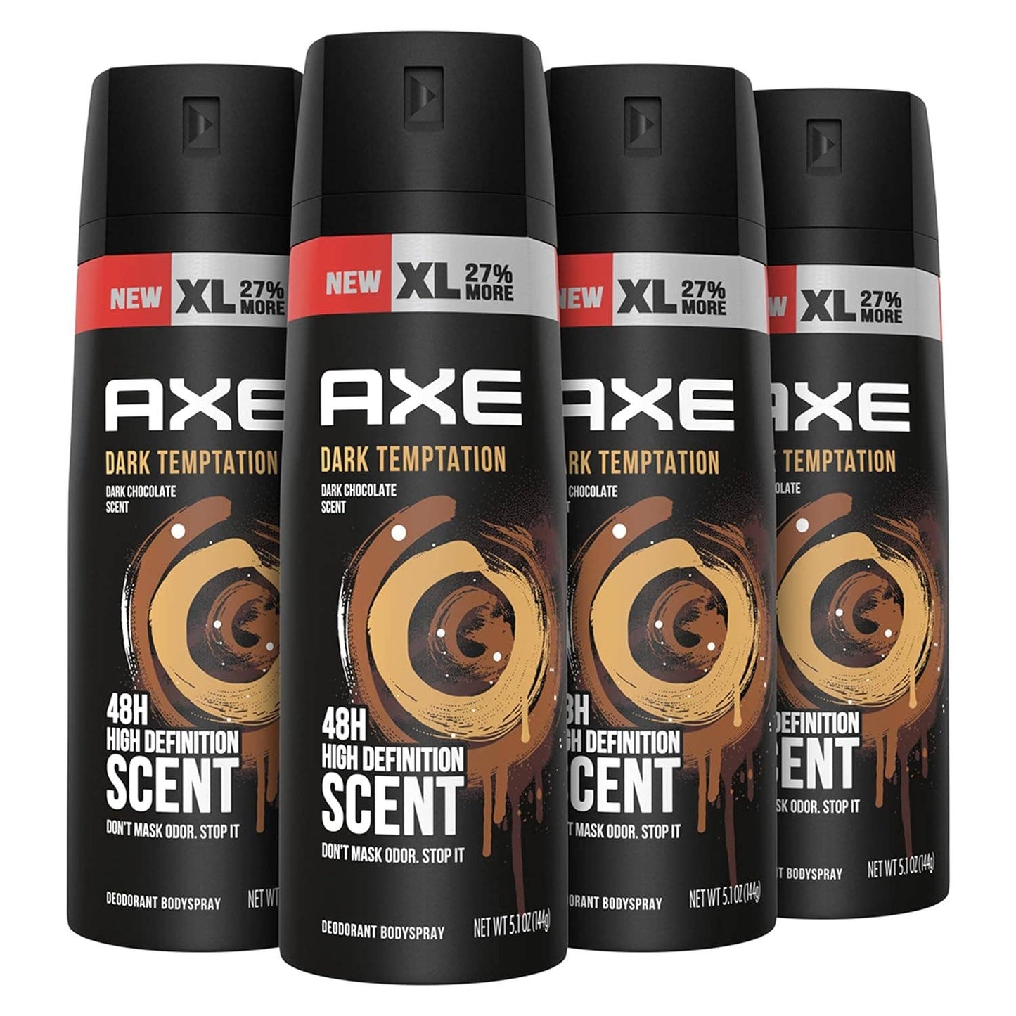 SBDs AXE Dark Temptation Deodorant for Men, 150 ml, 5.07 oz, Pack of 6