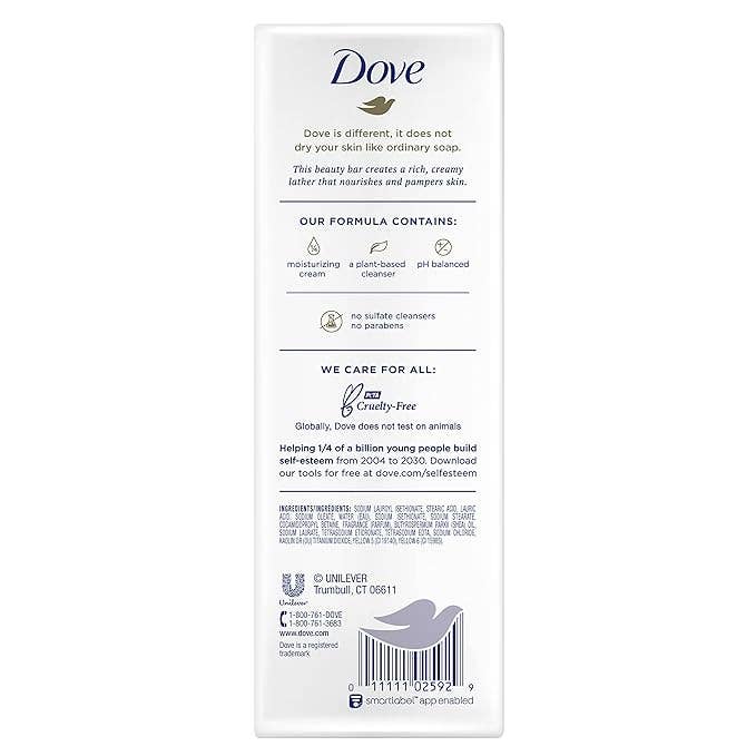 Dove Purely Pampering Beauty Bar, Shea Butter, 4.75 oz