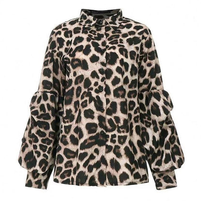 Clothing Autumn Leopard Print Plus Size ,Shirt High Quality Blousesharryexpresse.com harry'zBOUTIQUEXL2