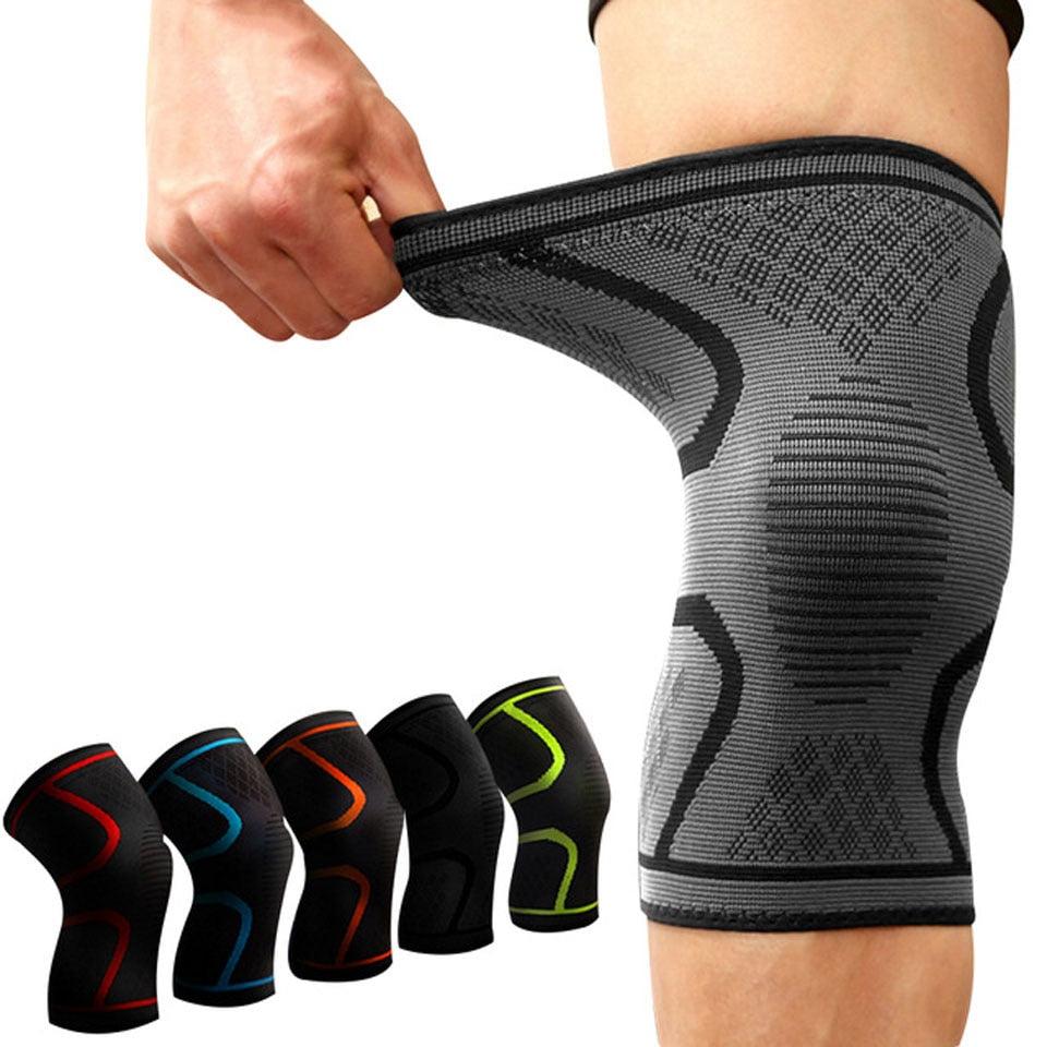 1PCS Fitness Running Cycling Knee Support Braces Elastic Nylon Sport Compression Knee Pad Sleeve for Basketball Volleyball - Image #1